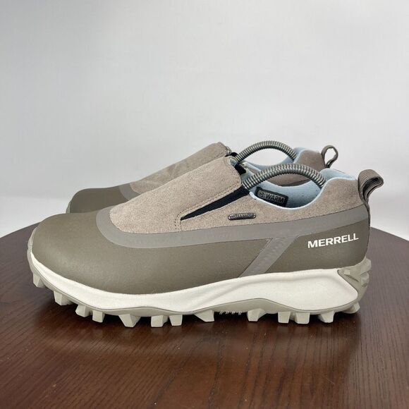 Merrell Thermo Snowdrift Shoes‎ Women's 11 Green Tan Waterproof Sneakers J90054 - Picture 1 of 16